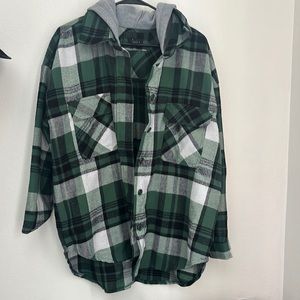 Hooded Plaid